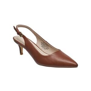 French Connection Women's Adjustable Kitten Heels, Brown Size 11M